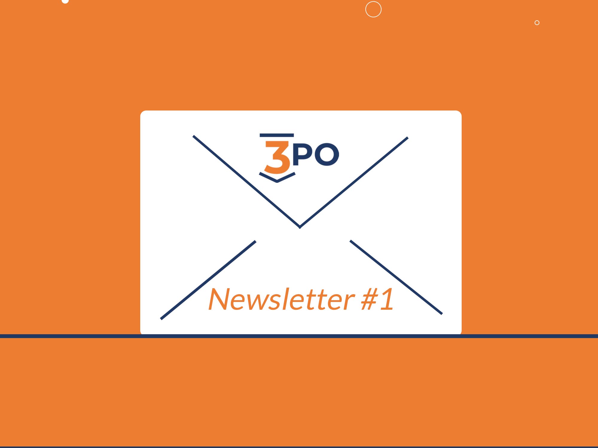 3PO Project Newsletter #1